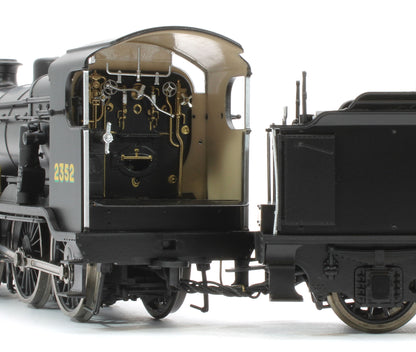 S4102-07 LB&SCR K Class 2-6-0 Southern Bulleid War Time Black No.2352 Steam Locomotive