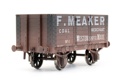 Pre-Owned 'F. Meaker' 7 Plank 2 Door Wagon No.4 - Weathered