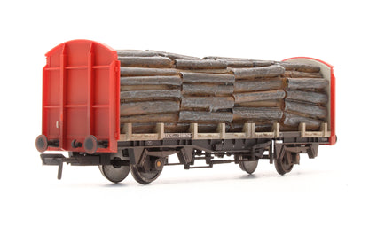 Pre-Owned 38-300 OTA Timber Carrier Wagon Railfreight With Lumber Load - Custom Weathered