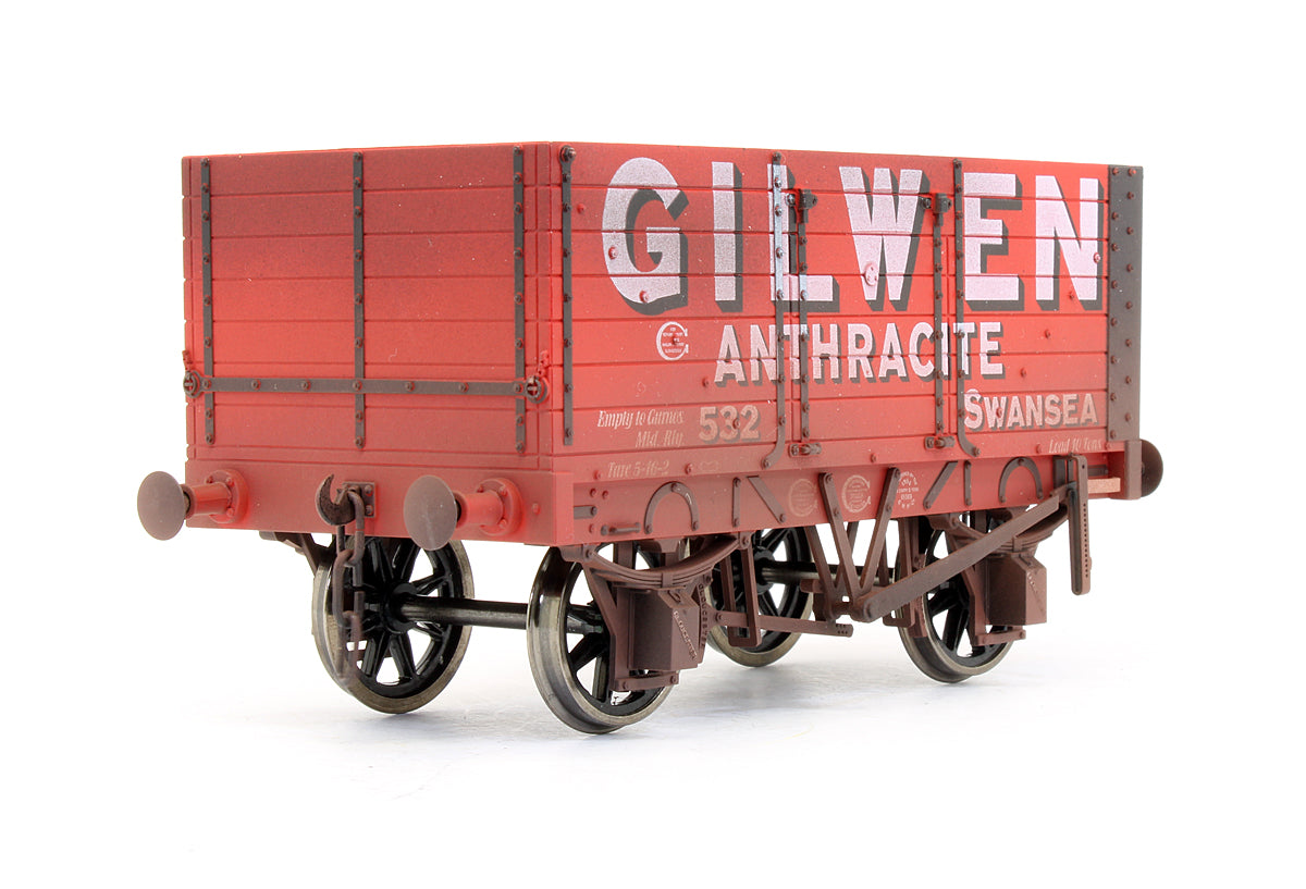 Pre-Owned 'Gilwen' 7 Plank 3 Door Wagon No.532 - Weathered