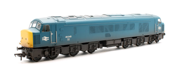 Class 46 Sealed Beam Headlights 46045 BR Blue Weathered Diesel Locomotive
