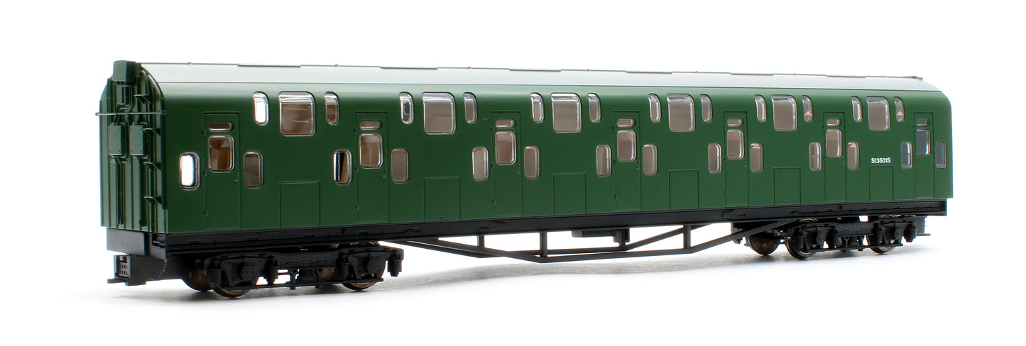 Bulleid Class 4DD Double Decker 4 Car EMU 4001/4901 BR Green with Small Yellow Ends - Sound Fitted