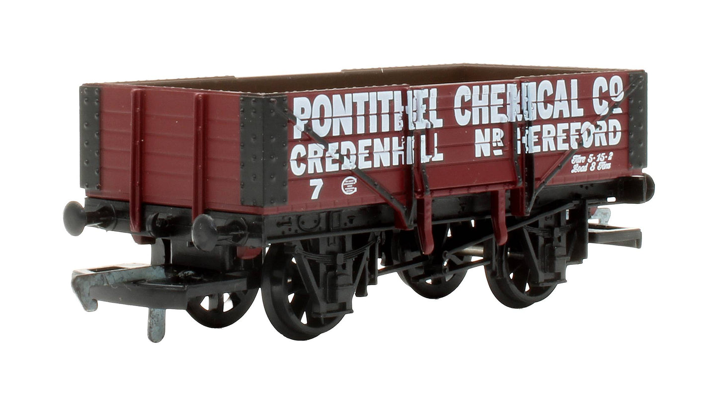 Pre-Owned R6072 8T 5 Plank Wagon Pontinthel Chemical 'No. 7'
