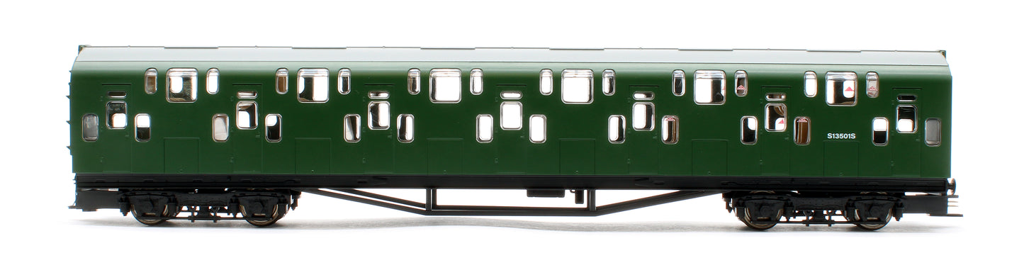 Bulleid Class 4DD Double Decker 4 Car EMU 4001/4901 BR Green with Small Yellow Ends - Sound Fitted