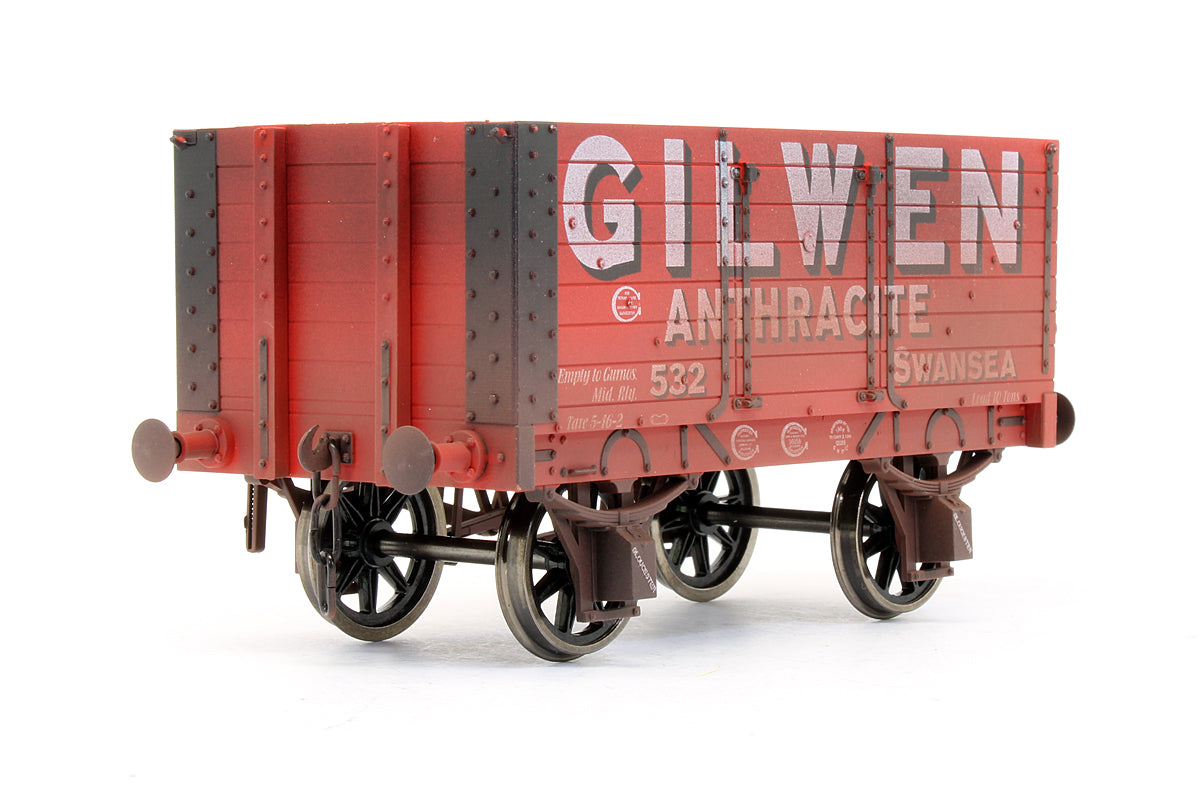 Pre-Owned 'Gilwen' 7 Plank 3 Door Wagon No.532 - Weathered