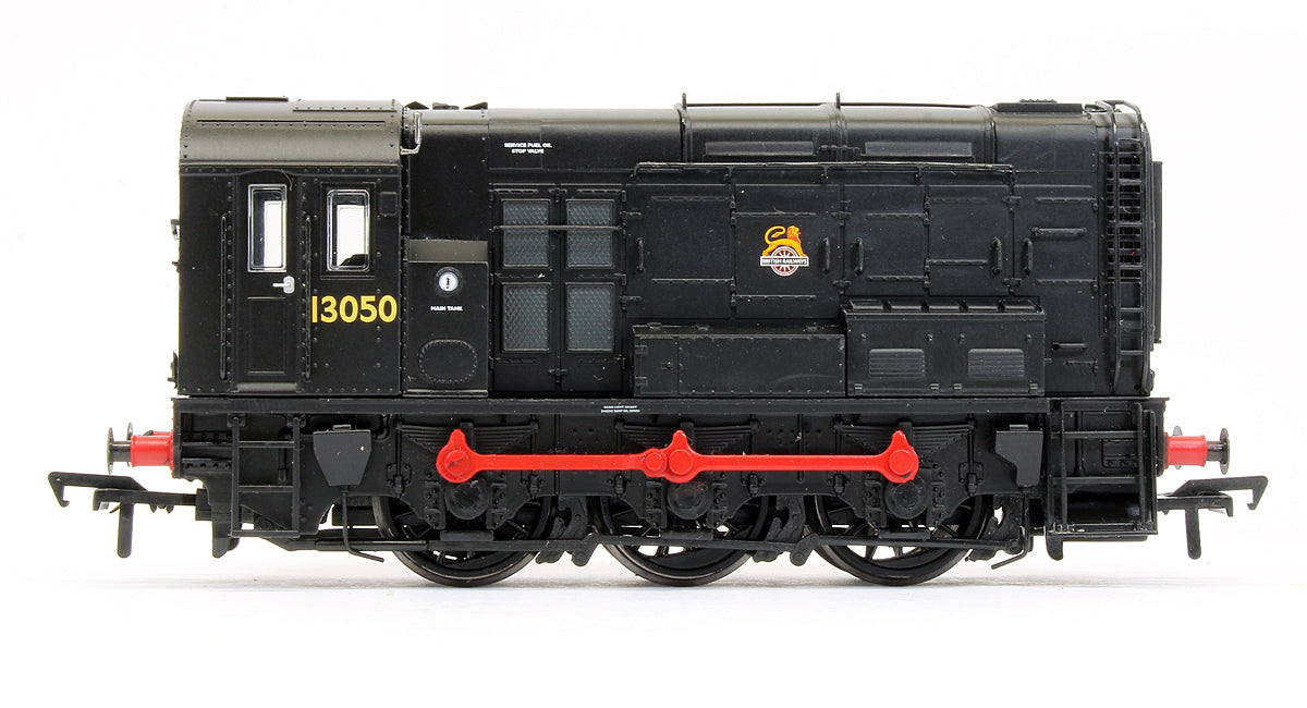 Pre-Owned Class 08 13050 BR Black Early Emblem Diesel Shunter Locomotive