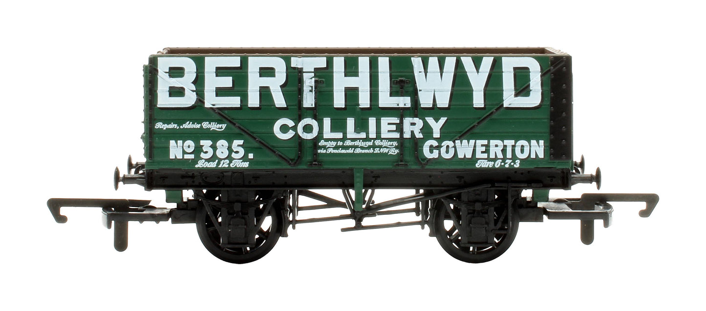 Pre-Owned R6068 12T 8 Plank Wagon Berthlwyd Colliery 'No. 385'