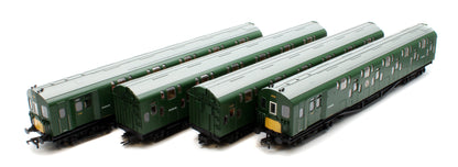 Bulleid Class 4DD Double Decker 4 Car EMU 4002/4902 BR Green with Small Yellow Ends - Sound Fitted