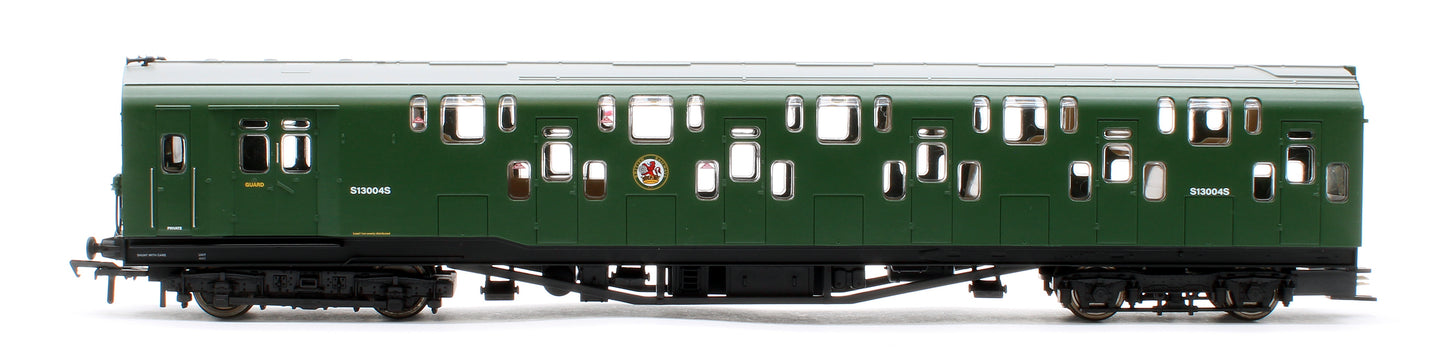 Bulleid Class 4DD Double Decker 4 Car EMU 4002/4902 BR Green with Small Yellow Ends - Sound Fitted