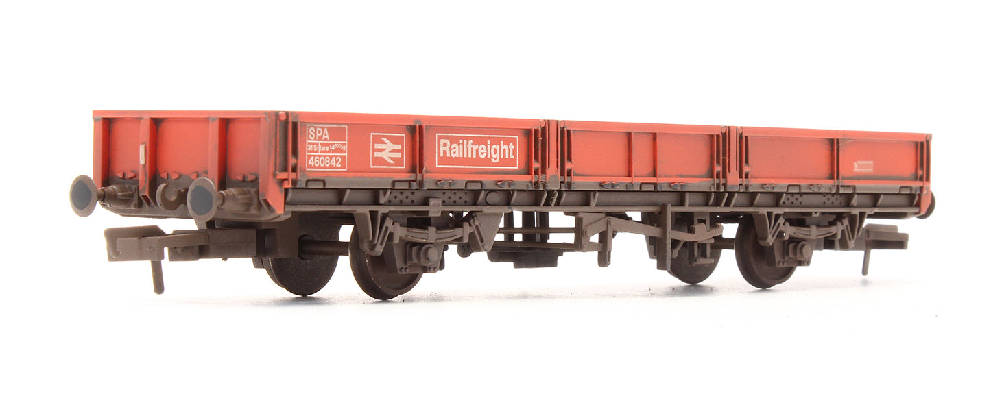 Pre-Owned E87034 BR SPA Open Wagon BR Railfreight Red 460842 - Custom Weathered