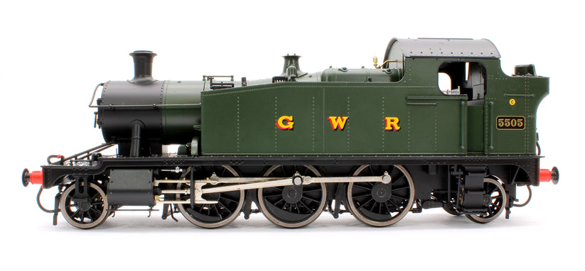 LHT-S-5506S Class 55xx 2-6-2 BR Early Crest BR Lined Black 5527 Steam Locomotive - DCC Sound Fitted