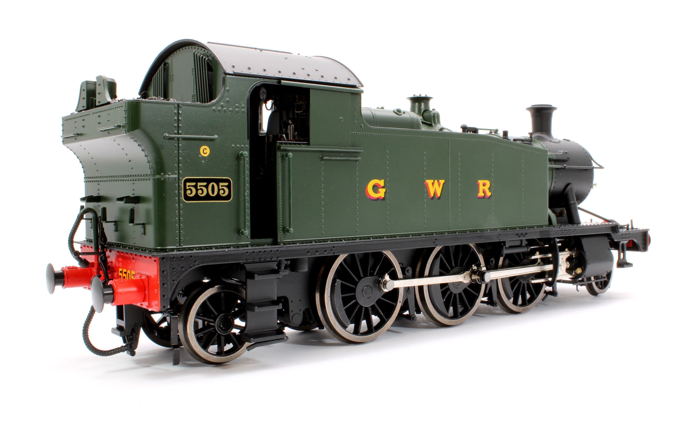 LHT-S-5506S Class 55xx 2-6-2 BR Early Crest BR Lined Black 5527 Steam Locomotive - DCC Sound Fitted main image 0