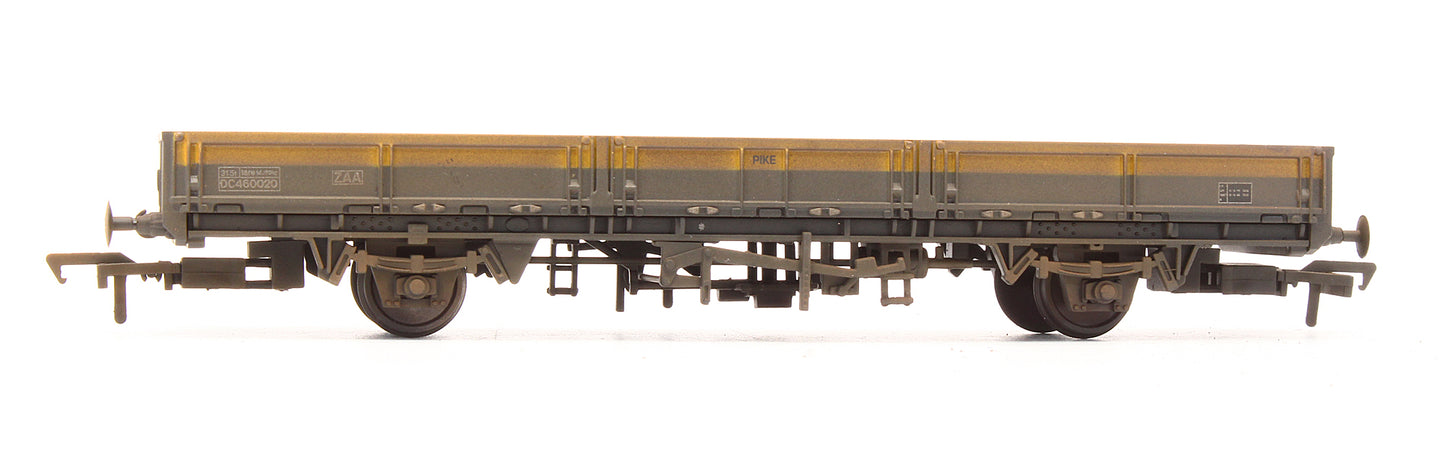 Pre-Owned E87040 BR ZAA 'Pike' Open Wagon BR Engineers Grey & Yellow - Custom Weathered