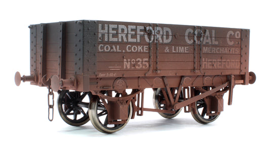 5 Plank 9Ft Hereford Coal 35 - Weathered