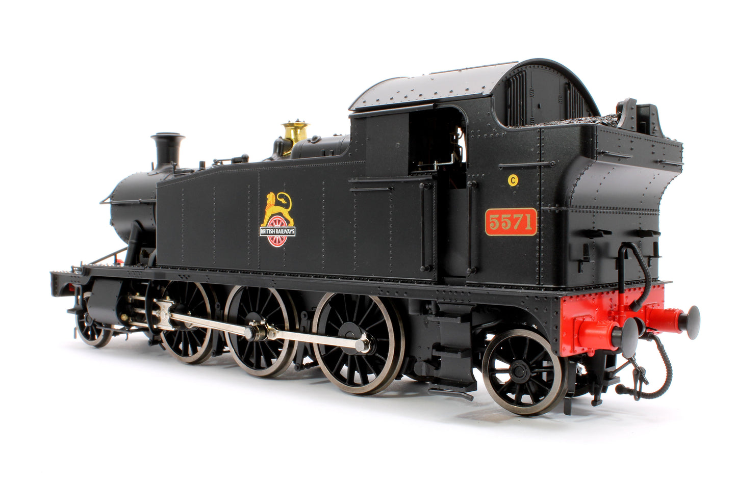 Class 55xx 2-6-2 BR Early Crest BR Black 5571 Steam Locomotive - DCC Sound Fitted