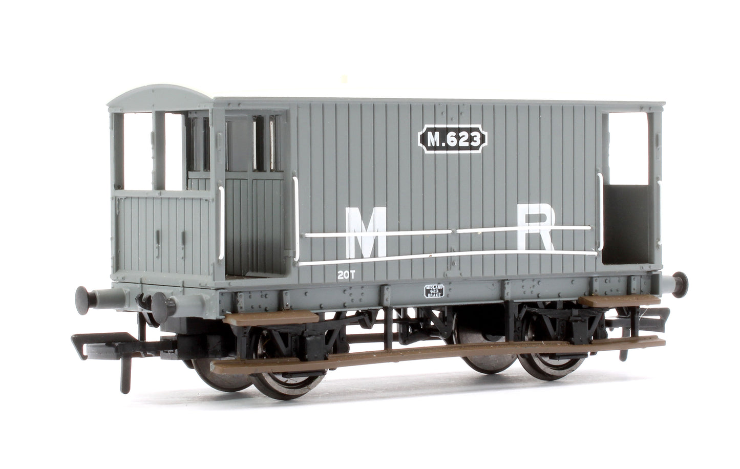 Pre-Owned MR Grey No.623 Midland Brake Van (Without Duckets)