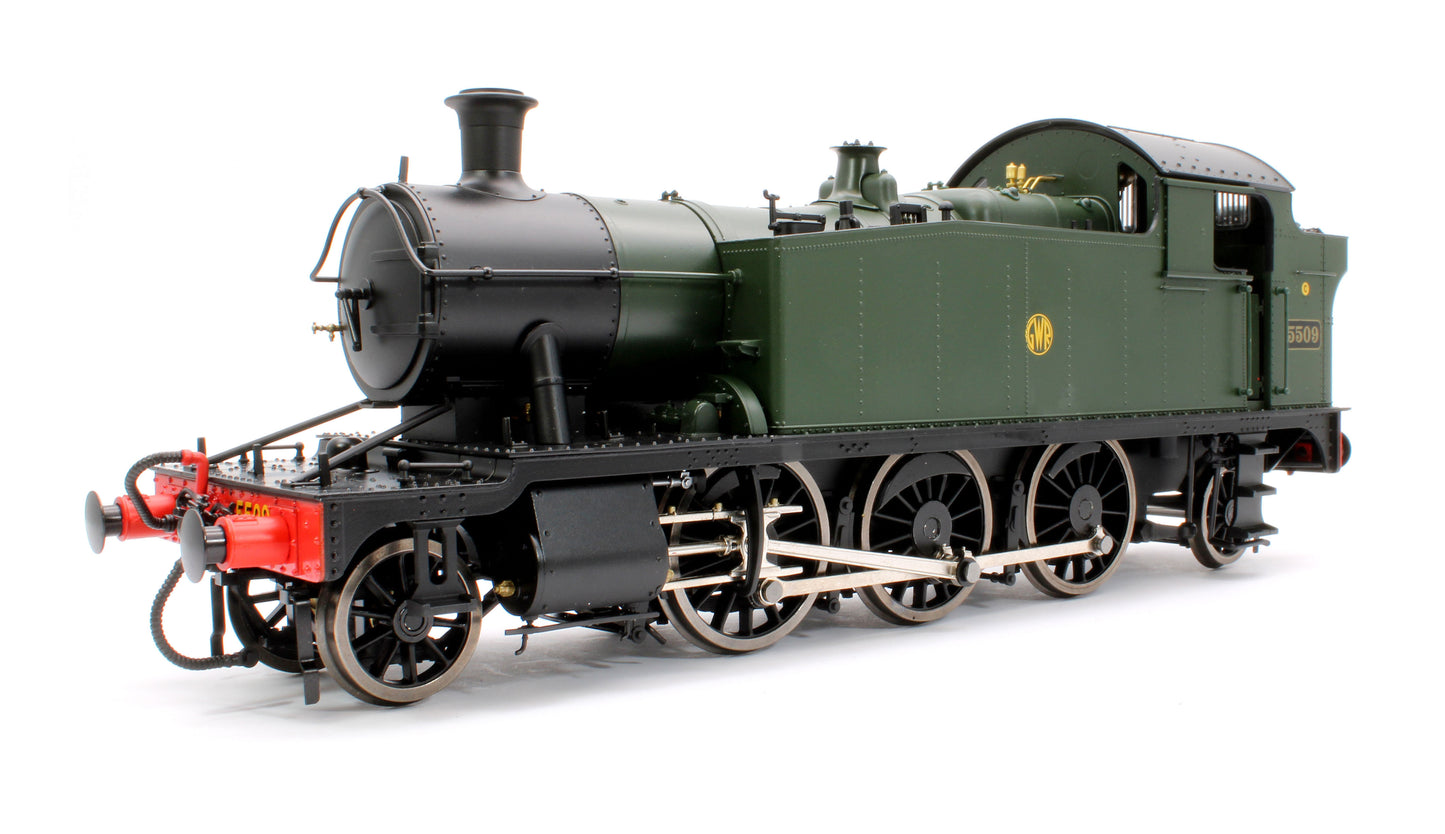 Class 55xx 2-6-2 Shirtbutton GWR Green 5509 Steam Locomotive