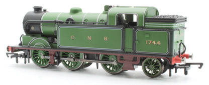 Pre-Owned R3187 Class N2 1744 GNR Green 0-6-2T Steam Locomotive