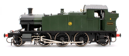 Class 55xx 2-6-2 Shirtbutton GWR Green 5509 Steam Locomotive - DCC Sound Fitted
