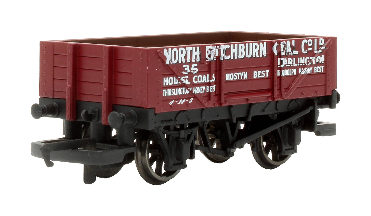 Pre-Owned R6744 12T 4 Plank Wagon North Bitchburn Coal Co. Ltd 'No. 35'