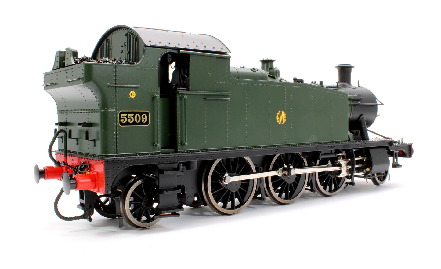 Class 55xx 2-6-2 Shirtbutton GWR Green 5509 Steam Locomotive - DCC Sound Fitted