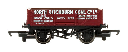 Pre-Owned R6744 12T 4 Plank Wagon North Bitchburn Coal Co. Ltd 'No. 35'