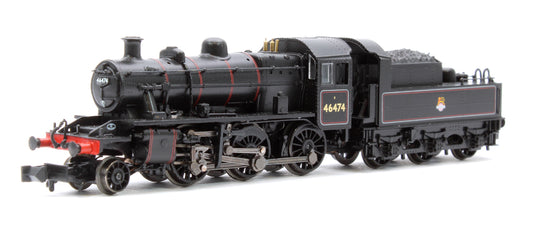 LMS Ivatt 2MT 46474 BR Lined Black (Early Emblem)