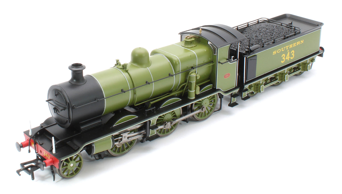 S4102-03 LB&SCR K Class 2-6-0 Southern Maunsell SR Urie Sage Green No.343 Steam Locomotive