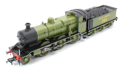 S4102-03 LB&SCR K Class 2-6-0 Southern Maunsell SR Urie Sage Green No.343 Steam Locomotive