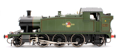 Class 55xx 2-6-2 BR Late Crest BR Lined Green 5514 Steam Locomotive