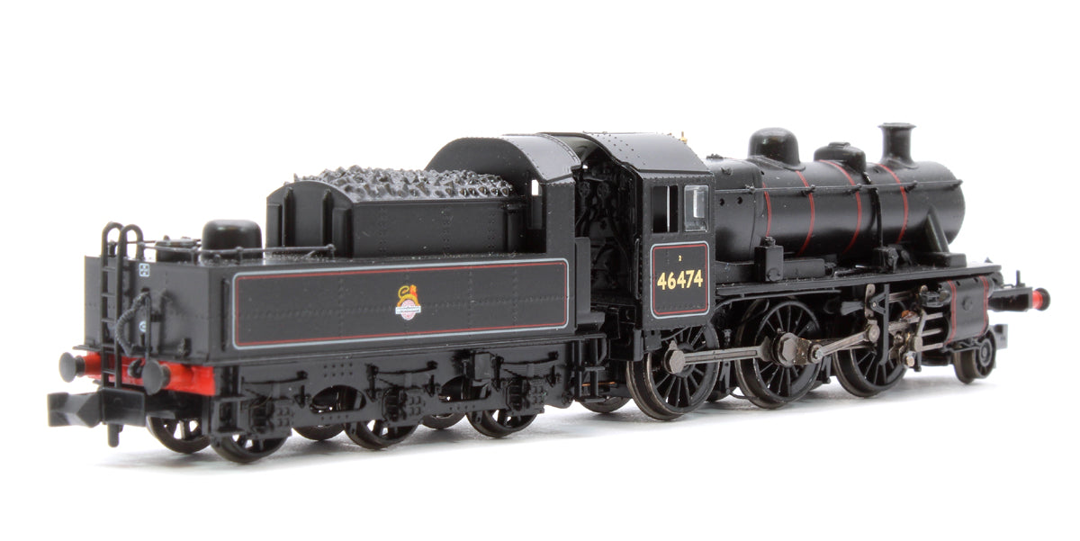 LMS Ivatt 2MT 46474 BR Lined Black (Early Emblem) DCC Sound