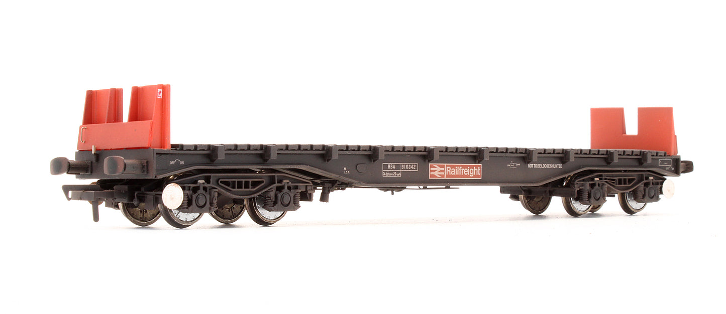 Pre-Owned CM-BBA01-RF-2 BBA Bogie wagon Railfreight 910342 - Custom Weathered