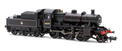 LMS Ivatt 2MT 46474 BR Lined Black (Early Emblem) DCC Sound