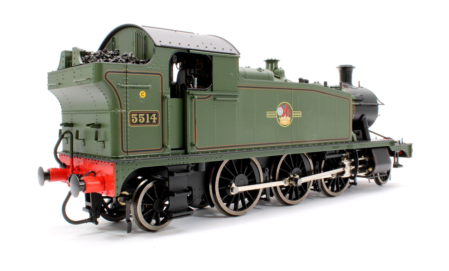 Class 55xx 2-6-2 BR Late Crest BR Lined Green 5514 Steam Locomotive