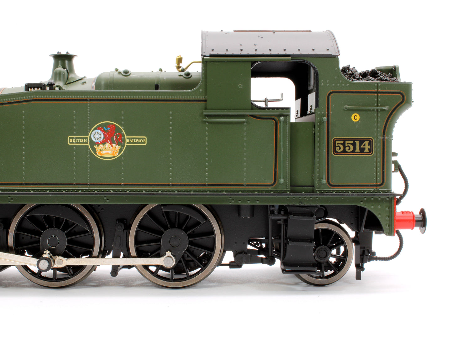 Class 55xx 2-6-2 BR Late Crest BR Lined Green 5514 Steam Locomotive
