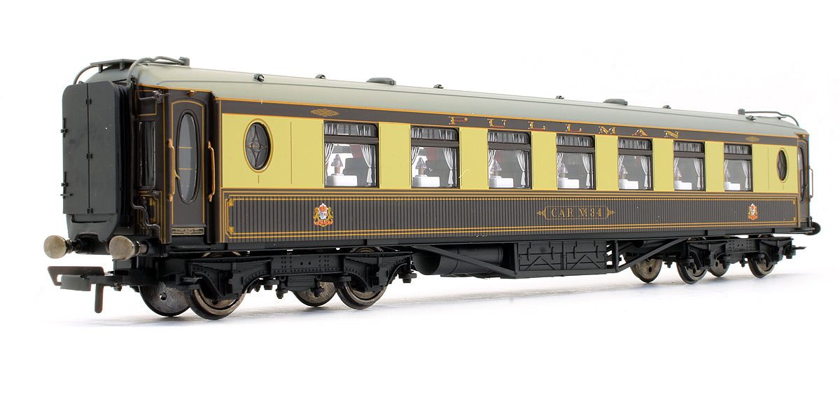Pre-Owned 8 Wheel Pullman 3rd Class Parlour 'Car No.34' (With Lights)