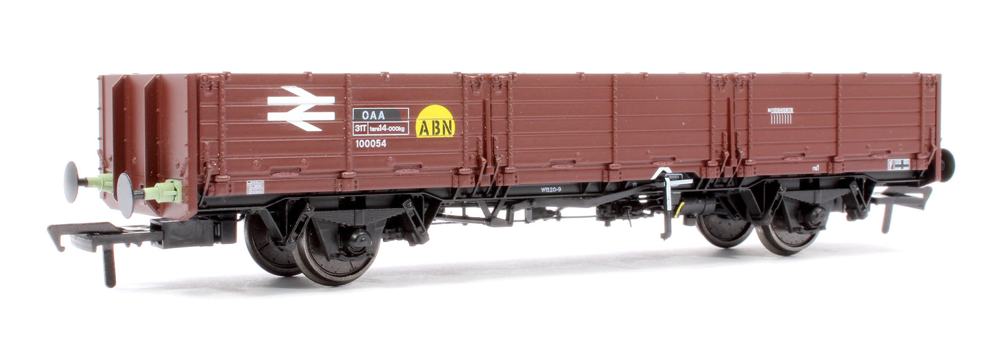 Pre-Owned 915003 BR ‘Open AB’ OAA Wagon No. 100054, BR bauxite, yellow ‘ABN’ spot