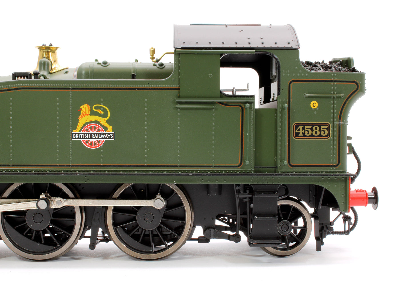 Class 55xx 2-6-2 BR Early Crest BR Lined Green 4585 Steam Locomotive - DCC Sound Fitted