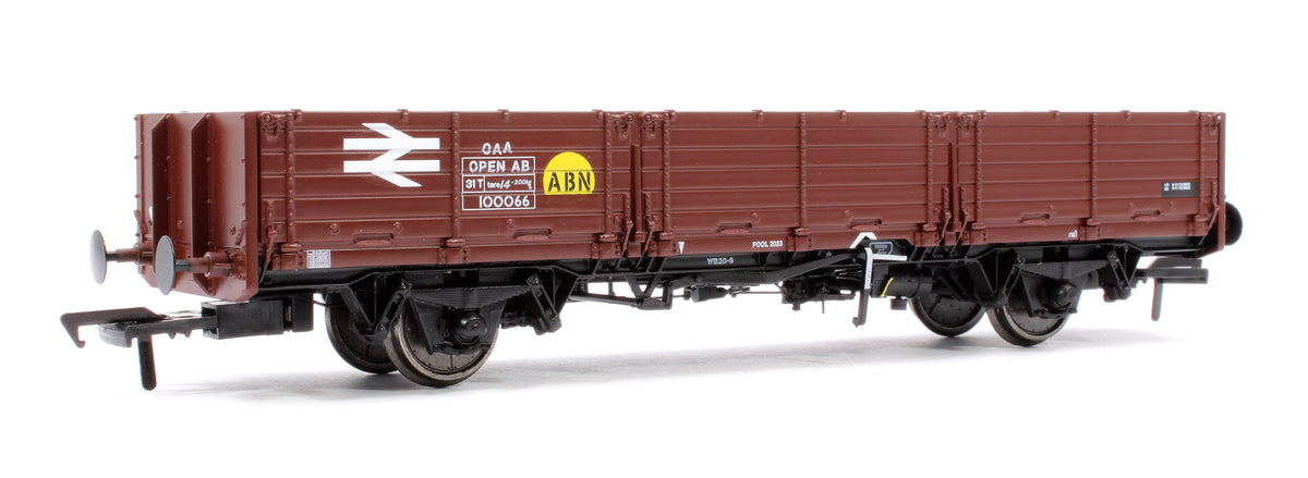 Pre-Owned 915004 BR ‘Open AB’ OAA Wagon No. 100066, BR bauxite, yellow ‘ABN’ spot