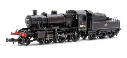 LMS Ivatt 2MT 46447 BR Lined Black (Late Crest)