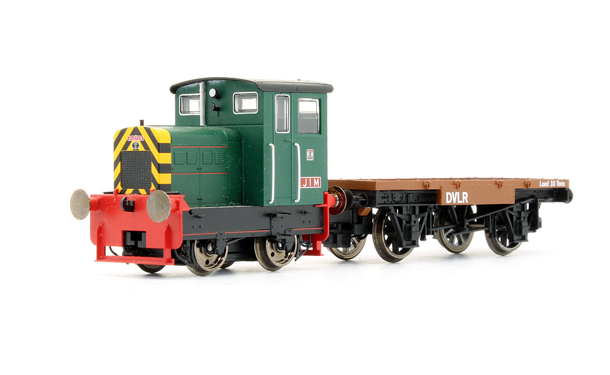 Pre-Owned DVLR Ruston & Hornsby 48DS 0-4-0 & Flatbed Wagon 'Jim' No.417892 - DCC Fitted
