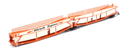 Quad Set Cartic-4 Car Carrier - Silcock Express Livery with Roof + Side Screens (Set B)