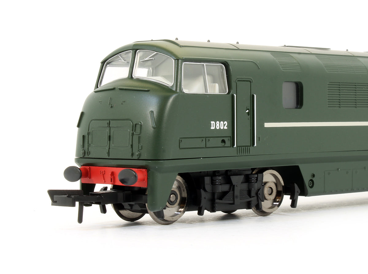 Pre-Owned R3068 RailRoad BR Green Class 42 Warship 'Formidable' D802 Diesel Locomotive