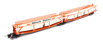 Quad Set Cartic-4 Car Carrier - Silcock Express Livery with Roof + Side Screens (Set A)