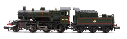 LMS Ivatt 2MT 46521 BR Lined Green (Early Emblem) - DCC Sound