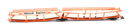 Quad Set Cartic-4 Car Carrier - Silcock Express Livery with Roof + Side Screens (Set A)