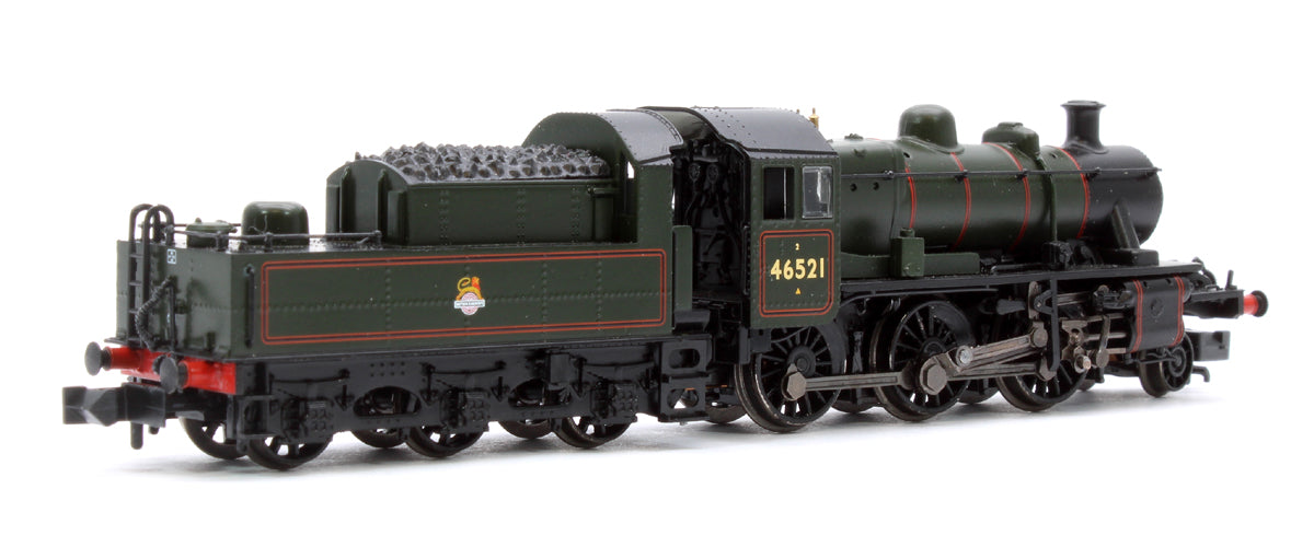 LMS Ivatt 2MT 46521 BR Lined Green (Early Emblem) - DCC Sound