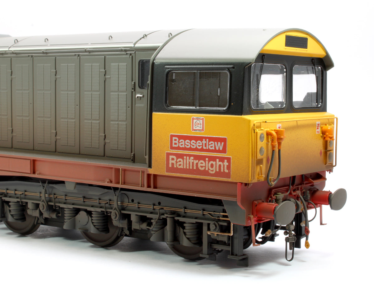 Class 58 Railfreight Red Stripe 58034 Bassetlaw Diesel Locomotive - Weathered