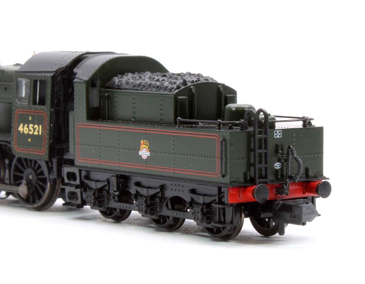 LMS Ivatt 2MT BR Lined Green (Early Emblem) 46521