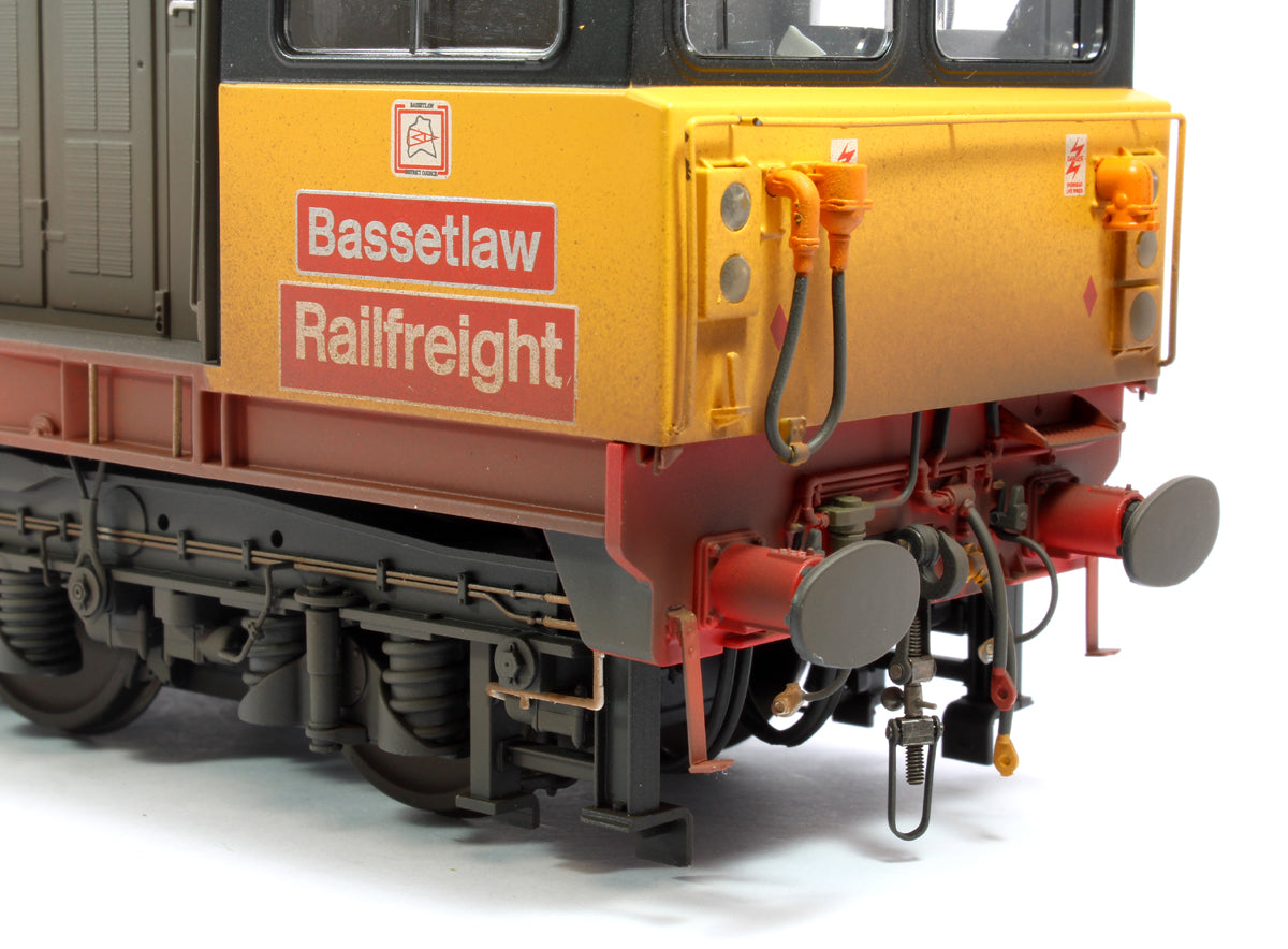 Class 58 Railfreight Red Stripe 58034 Bassetlaw Diesel Locomotive - Weathered